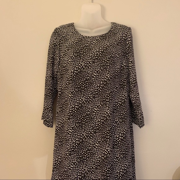 NWT Peyton Jensen Inez Leopard Print Shift Dress - Picture 1 of 7